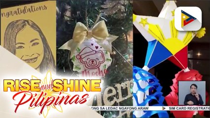 Iba't ibang pamaskong dekorasyon at regalong gawang Pinoy, patok na pangnegosyo