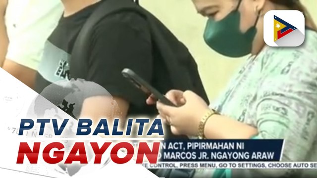 Sim Registration Act, pipirmahan ni Pangulong Ferdinand R. Marcos Jr. ngayong araw