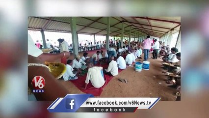TRS Supporters Drinking Liquor After Mungodu ByPoll Campaign _ Munugodu Bypoll 2022 _ V6 News
