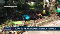 Hujan Deras Robohkan Tembok Sekolah