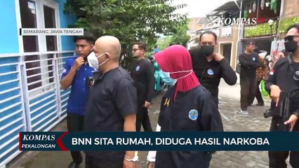 BNN Sita Rumah, Diduga Hasil Jual Narkoba