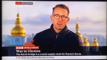 BBC muhabiri Kiev’deki bombardımana canlı yayında yakalandı