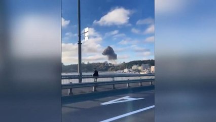 Kiev'de art arda patlamalar