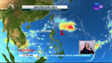 May dalawang binabantayang low pressure area sa loob at labas ng Philippine Area of Responsibility. | BT