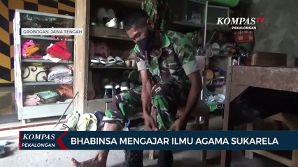 Bhabinsa Mengajar Ilmu Agama Secara Sukarela