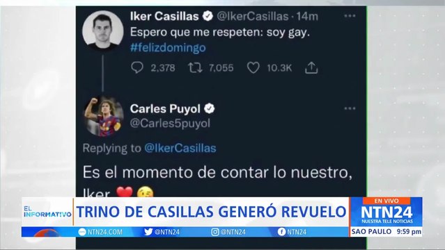 Indignación en la comunidad LGBTIQ+ por “broma de mal gusto” entre Casillas y Puyol