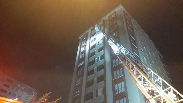 İstanbul’da 12 katlı binada korkutan yangın!