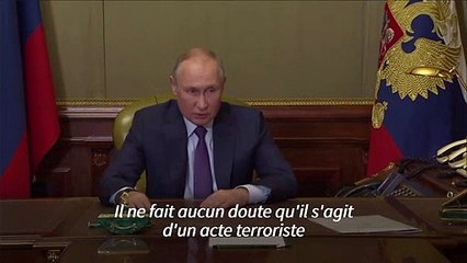 Explosion sur le pont de Crimée: Poutine accuse les services secrets ukrainiens