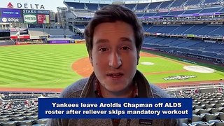 Aroldis Chapman Left Off Yankees ALDS Roster After Skipping Workout