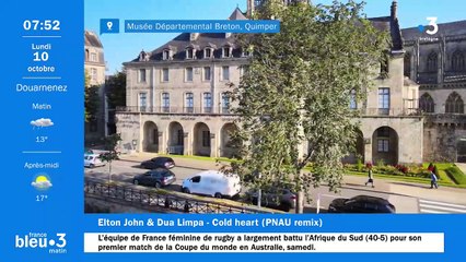 10/10/2022 - Le 6/9 de France Bleu Breizh Izel en vidéo