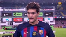 Las palabras de Marcos Alonso tras el Barça-Celta en el Camp Nou / FCB