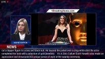 Alex Jones puts on a glamorous display in a plunging corset and metallic skirt as she hosts th - 1br