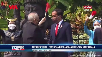 PRESIDEN JOKOWI TERIMA KUNJUNGAN PRESIDEN JOSE RAMOS HORTA