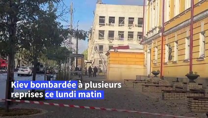 Ukraine: Kiev frappée, des bombardements dans de "nombreuses villes" du pays