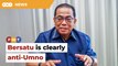 Treacherous Bersatu can’t champion Malay unity, says Umno veep