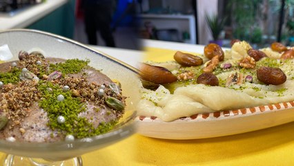 Assida Arbi , Assida aux noisette - عصيدة بيضة، عصيدة بوفريوة