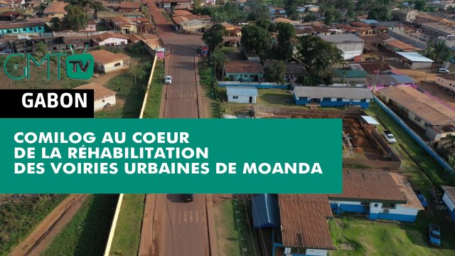 [#Reportage] #Gabon: Comilog au coeur de la réhabilitation des voiries urbaines de Moanda