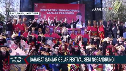 Apresiasi Kesenian Asli Banyuwangi, Sahabat Ganjar Gelar Festival Gebyar Seni Nggandrungi!