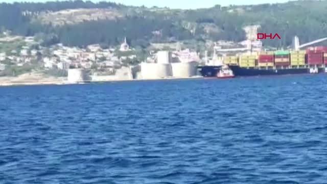Çanakkale gündem haberleri... Çanakkale Boğazı'nda gemi arızası