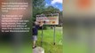 Videos of Northumberland signs being power-washed go viral