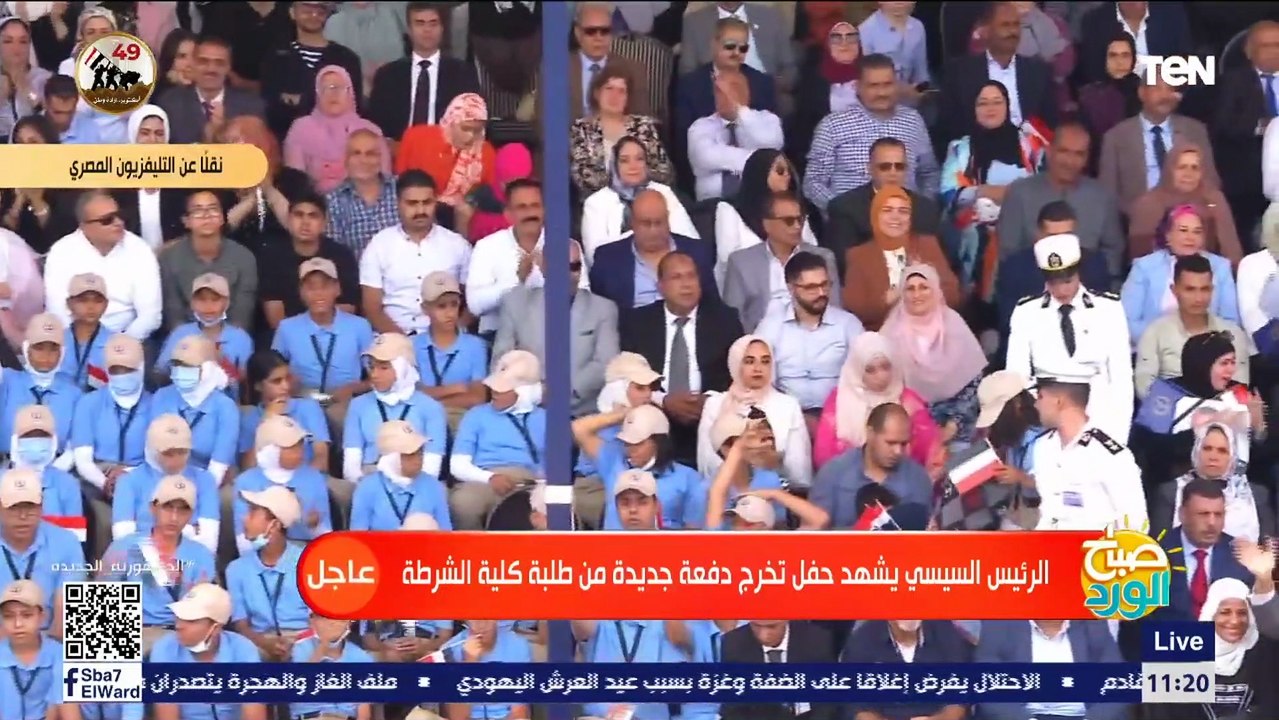 الخريجين الجدد بكلية الشرطة يؤدون اليمين الدستورية وقسم الولاء أمام الرئيس السيسي