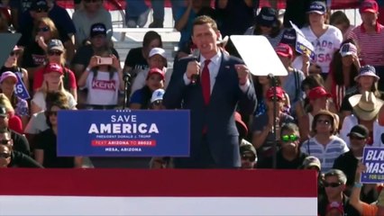 Blake Masters  Speaks at Save America Rally in Mesa, Arizona October 09 2022