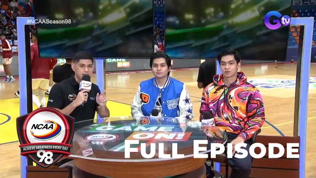NCAA Season 98 | Awesome Plays, Bolahan, Jamir and Ryle visit the NCAA | Game On: Oct. 8 (Full ep)
