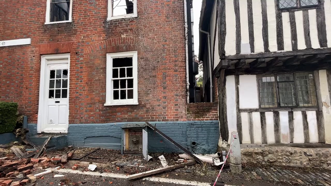 Clear up after devastating pub fire