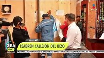 Reabre el Callejón del Beso en Guanajuato