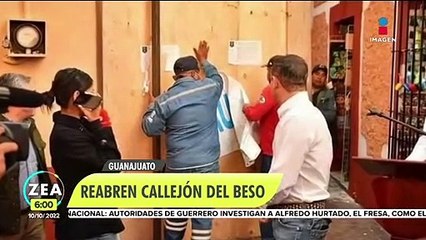 Reabre el Callejón del Beso en Guanajuato