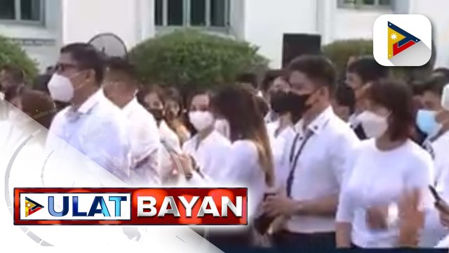 Exec. Sec. Bersamin dumalo sa kanyang kauna-unahang Monday flag ceremony sa Malacañang