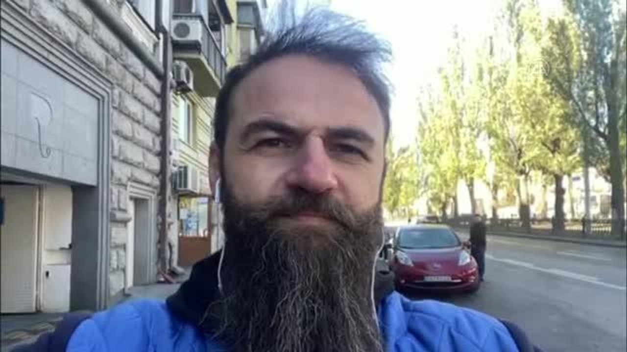 Son dakika haber | Ukrayna'da yaşayan Türk vatandaşı Mehmet Kazım Temel, Rusya'nın Kiev'e yönelik füze saldırılarının ardından yaşananları anlattı