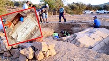 2 bin 400 yıl sonra oda mezarın kapısı bulundu