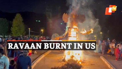 Ravaan Burnt In America - Indian Diaspora In America Holds Ravaan Podi