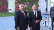 Cancelliere Olaf Scholz accoglie il premier ungherese Orban