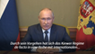 Putin droht mit harten Reaktionen für den Fall "weiterer ukrainischer Angriffe"