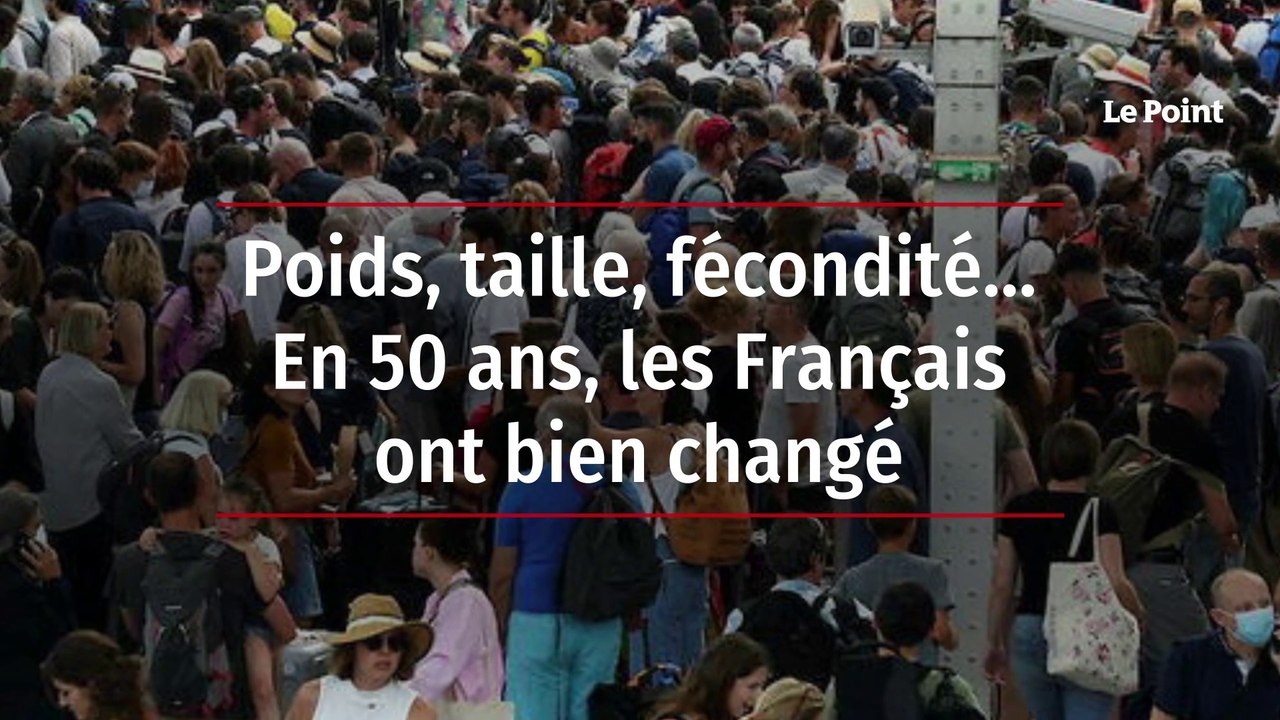 Poids, taille, fécondité… En 50 ans, les Français ont bien changé