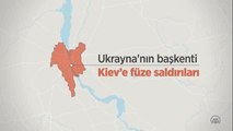 Son dakika gündem: (VİDEO-GRAFİK) Ukrayna'nın başkenti Kiev'e füze saldırıları