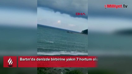 Bartın açıklarında 7 hortum