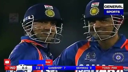 India vs pakistan odi highlights ! Ms dhoni smashed batting ! Harbajan six finished with six