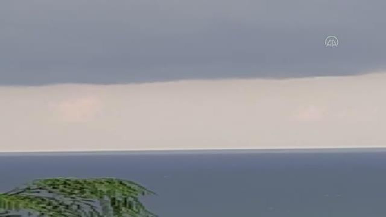 Kastamonu gündem haberleri | KASTAMONU - Abana ve Cide ilçelerinde denizde oluşan hortum görüntülendi