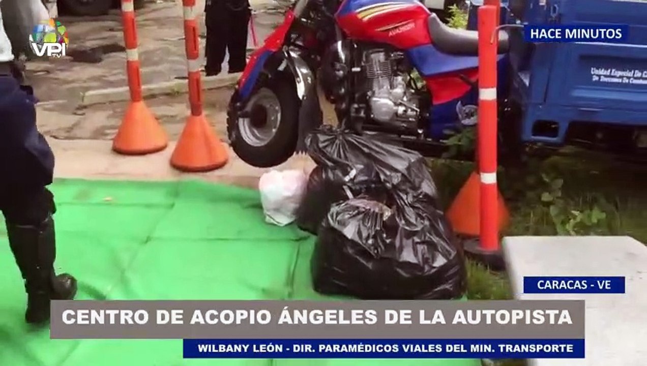 #Deslave en #Tejerías: Centro de acopio Ángeles de la Autopista - #Caracas - Venezuela