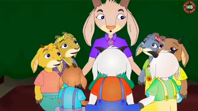 The wolf and seven little goats - Bedtime moral stories 2022 - urdu fairytales - Hindi fairytales - Animals videos -