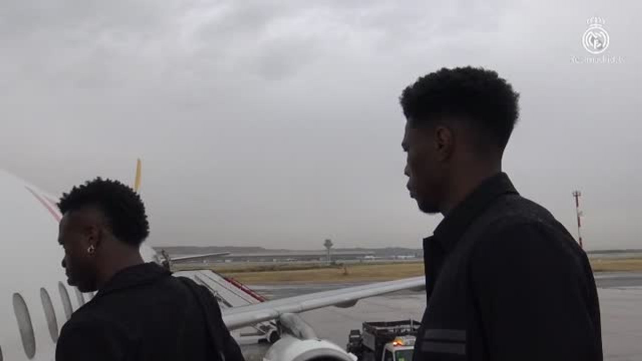 El Real Madrid ya está en Varsovia para jugar mañana ante el Shakhtar Donetsk