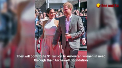 Prince Harry and Meghan Markle giving away $1M