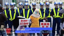 A Okinawa, protestations contre la relocalisation d'une base américaine