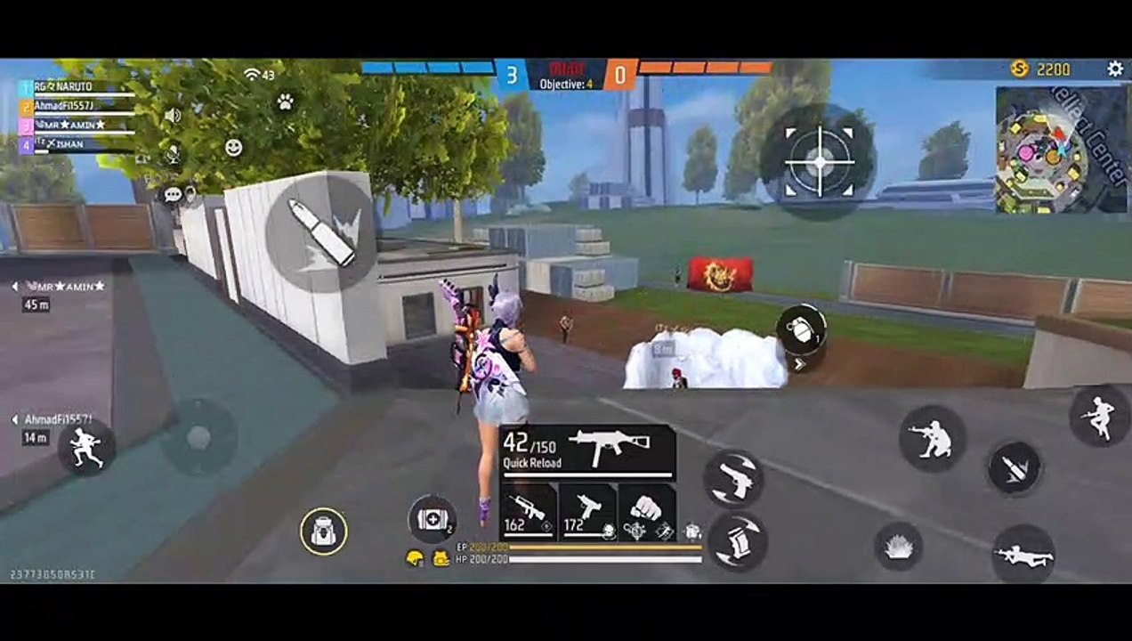 free Fire boom baam