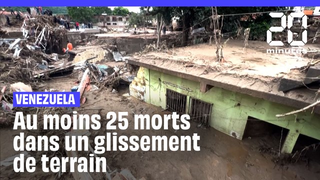Venezuela : Au moins 25 morts dans un glissement de terrain