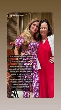 Morte da mãe de César Tralli: irmã de Ticiane Pinheiro, Kiki Pinheiro fez homenagem para Edna Tralli
