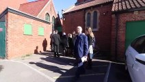 Niel McLeod's funeral service at St Swithuns Church, Southsea